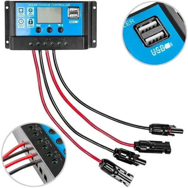 PWM (широтно-імпульсна модуляція) NEO Tools 20А 12/24В 2xUSB (90-150)