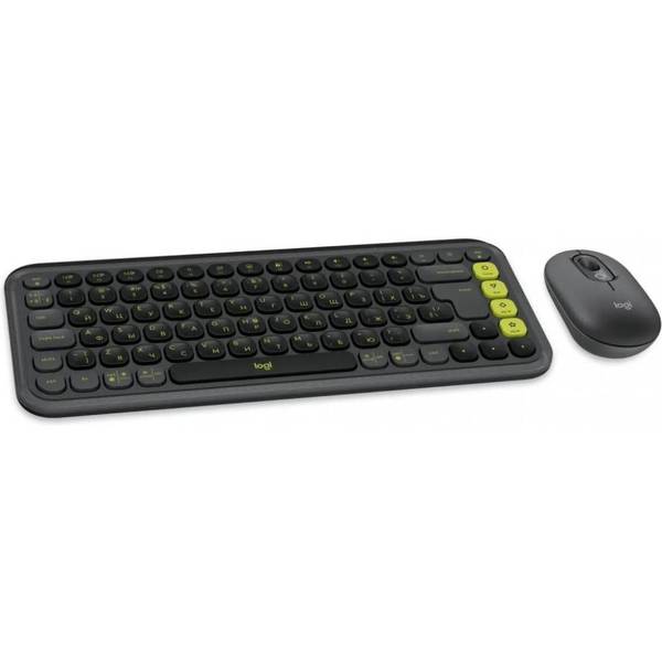 Комплект (клавіатура + миша) Logitech POP Icon Combo Graphite (920-013156)