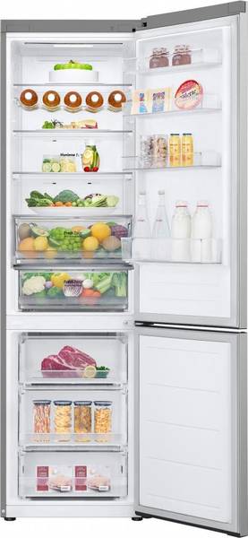 Холодильник з морозильною камерою LG GC-B509FNMW