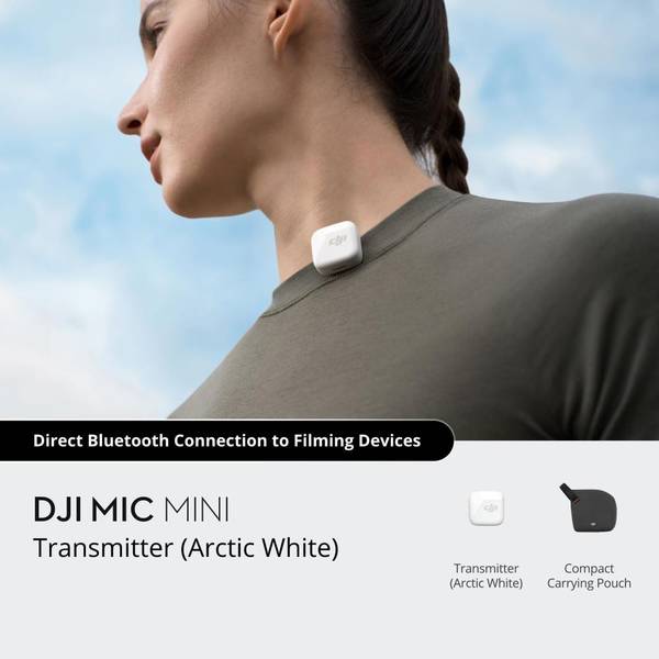 Передавач радіосистеми DJI Mic Mini Arctic White (CP.RN.00000430.01)