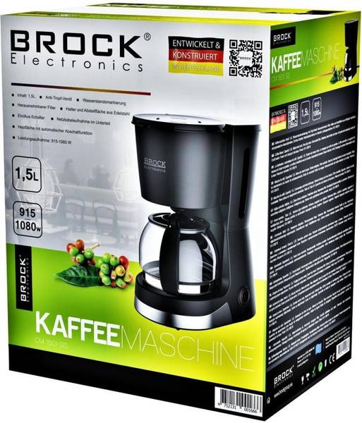 Крапельна кавоварка BROCK CM 1501 SS
