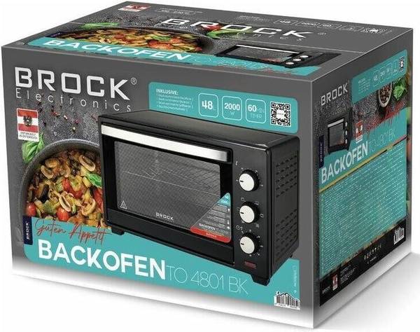 Духовка настільна BROCK TO 4801 BK