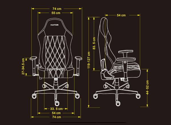 Крісло для геймера HATOR Darkside 3L Fabric Grey (HTC3016L)