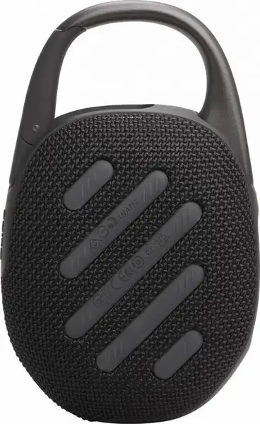 Портативна колонка JBL Clip 5 Black (JBLCLIP5BLK)