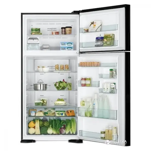 Холодильник з морозильною камерою Hitachi R-V660PUC7BSL