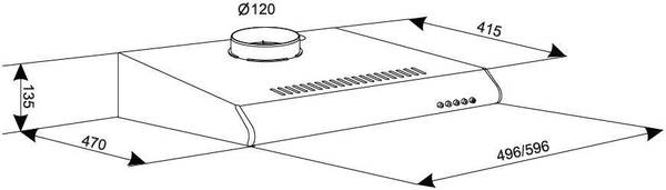 Витяжка ELEYUS Line I 50 BR
