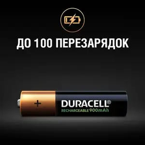 Акумулятор Duracell AAA 900mAh NiMh 4шт 5007338 Акумулятор Duracell AAA 900mAh NiMh 4шт 5007338
