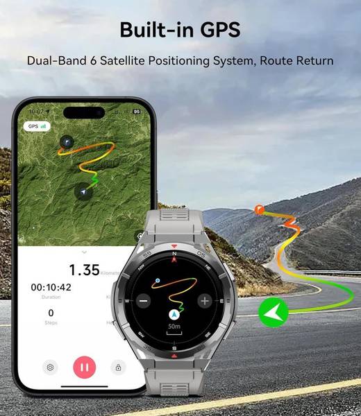 Смарт-годинник Oukitel BT12 Grey