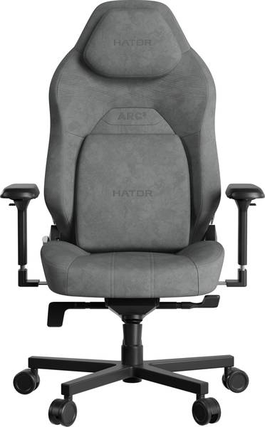 Комп'ютерне крісло для геймера HATOR Arc 3 L Velour Grey (HTC3446L)