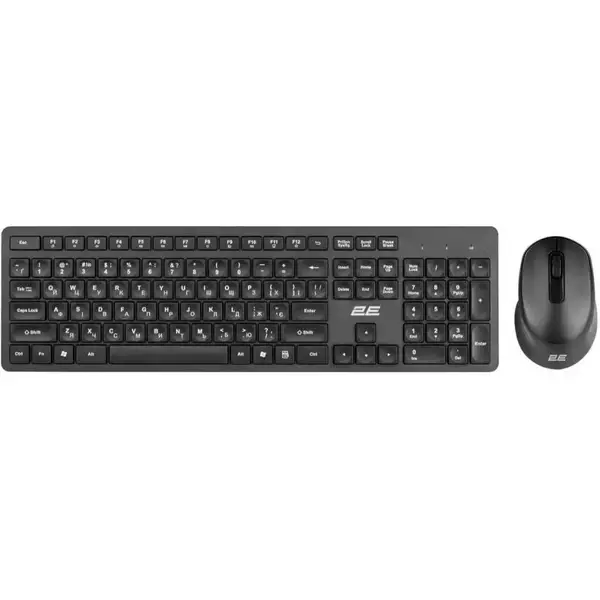 Комплект (клавіатура + миша) 2E MK420 WL Black UA (2E-MK420WB_UA)