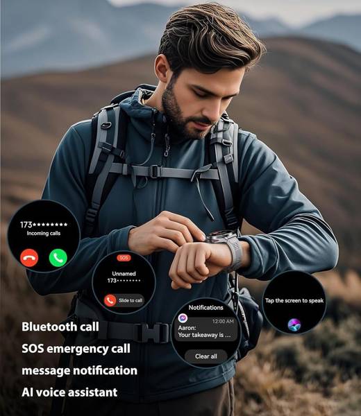 Смарт-годинник Oukitel BT12 Grey