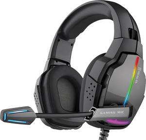 Навушники з мікрофоном REAL-EL GDX-7780 Black (EL124100047) Навушники з мікрофоном REAL-EL GDX-7780 Black (EL124100047)