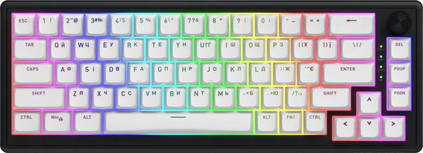 Клавіатура HATOR Skyfall 65 Wireless Black-White (HTK3160UA)