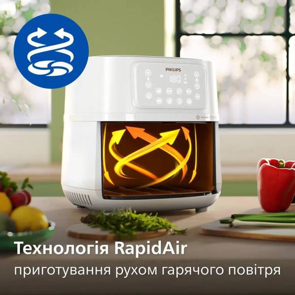 Мультипечь (аэрофритюрница) Philips Airfryer 5000 Series XXL Connected HD9285/00
