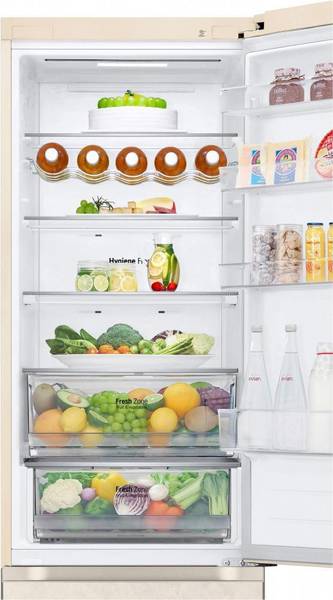 Холодильник з морозильною камерою LG GC-B509FEMW