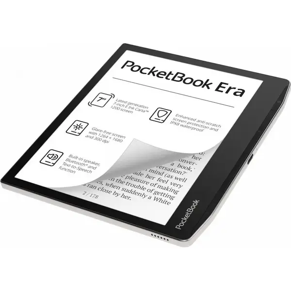Електронна книга з підсвічуванням PocketBook 700 Era Stardust Silver (PB700-U-16-WW)