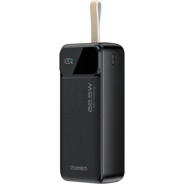 Внешний аккумулятор (павербанк) Choetech B730 30000mAh PD 22.5W Black