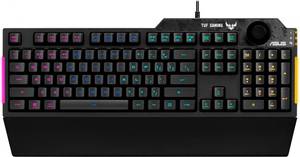 Клавіатура ASUS TUF Gaming RGB Black (90MP01X0-BKMA00) Клавіатура ASUS TUF Gaming RGB Black (90MP01X0-BKMA00)