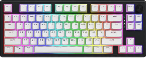 Клавіатура HATOR Skyfall 80 Wireless Black-White (HTK3180UA)