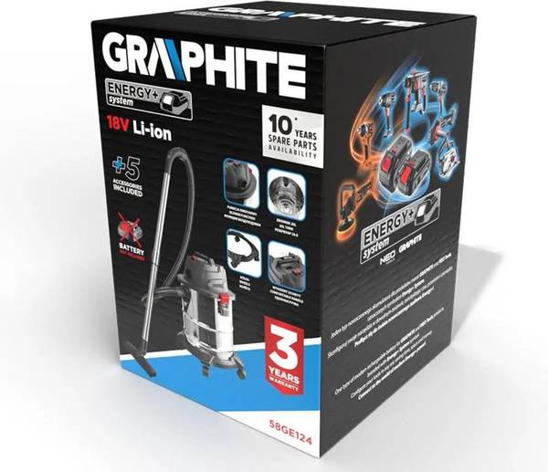 Будівельний пилосос Graphite 58GE124