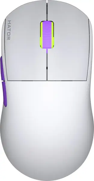 Миша HATOR Quasar 2 Ultra 4K Wireless White/Lilac (HTM571WL)