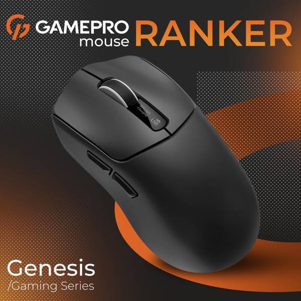 Миша GamePro Genesis Ranker Black (GM012B)