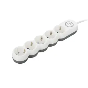 Мережевий фільтр-подовжувач 2E 2E-U05VESM3W Мережевий фільтр-подовжувач 2E 2E-U05VESM3W