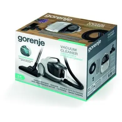 Пилосос безмішковий Gorenje VCEA01GACWCY