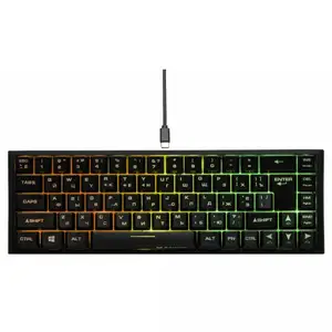 Клавиатура 2E KG360 RGB Wireless Black (2E-KG360UBK) Клавиатура 2E KG360 RGB Wireless Black (2E-KG360UBK)