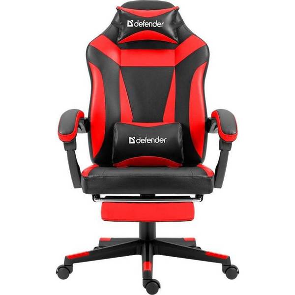 Комп'ютерне крісло для геймера Defender Cruiser Black/Red (64344)