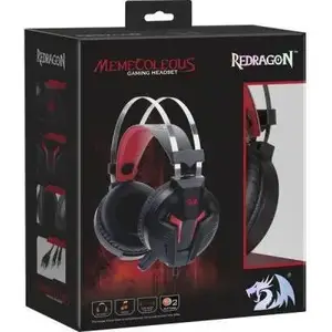 Навушники з мікрофоном Redragon Memecoleous Black-Red Vibration (75096) Навушники з мікрофоном Redragon Memecoleous Black-Red Vibration (75096)