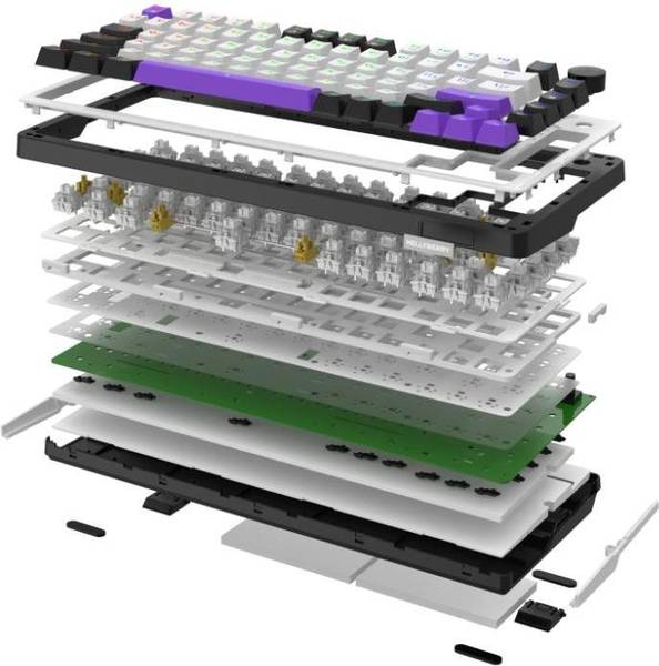 Клавіатура HATOR Hellyberry HK75 wireless White-Violet