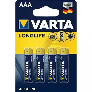 Батарейка Varta AAA bat Alkaline 4шт LONGLIFE EXTRA (04103101414)