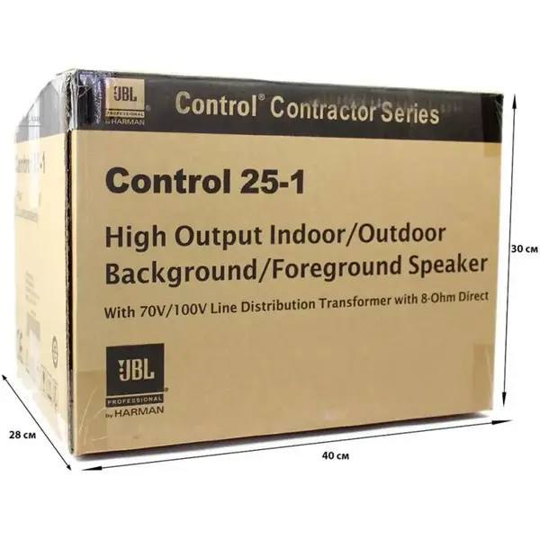 Трансляційна акустична система JBL Control 25-1 Black