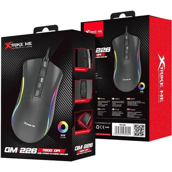 Миша XTRIKE ME GM-226 Black