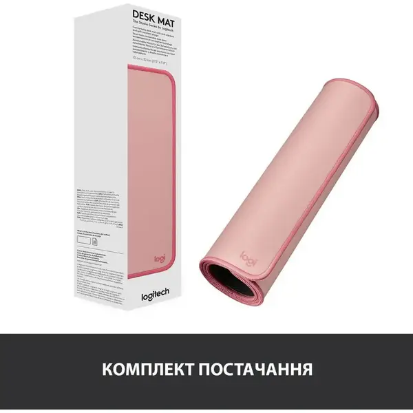 Коврик для мыши Logitech Desk Mat Studio Series Darker Rose (956-000053)