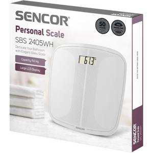 Ваги підлогові електронні Sencor SBS 2405WH Ваги підлогові електронні Sencor SBS 2405WH