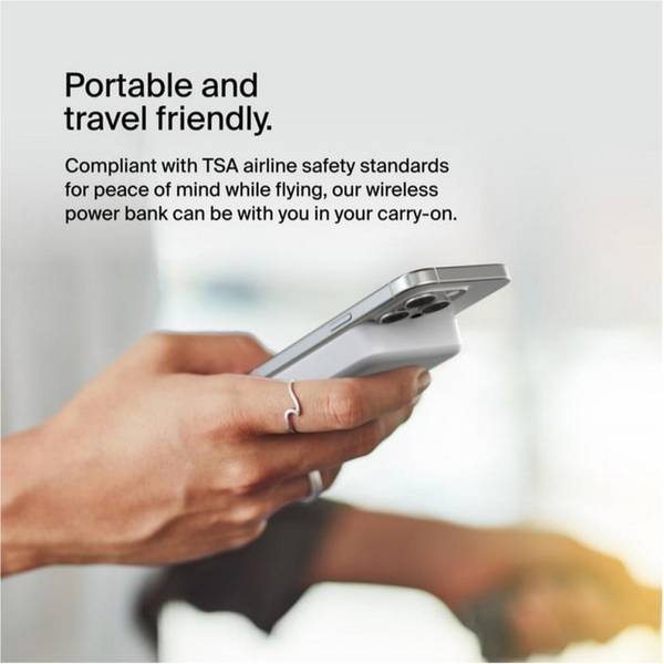 Зовнішній акумулятор (павербанк) Belkin BoostCharge Pro 8K 8000mAh 15W White (BPD007BTWH)