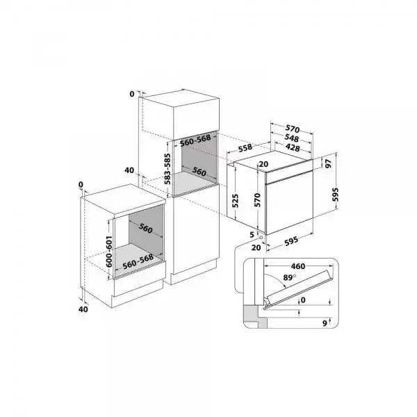 Духовка електрична Whirlpool OMK58HU1B
