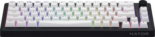 Клавіатура HATOR Skyfall 65 Wireless Black-White (HTK3160UA)