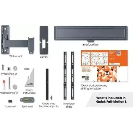 Настінне кріплення VOGELS TVM 1623 Black (1816230)