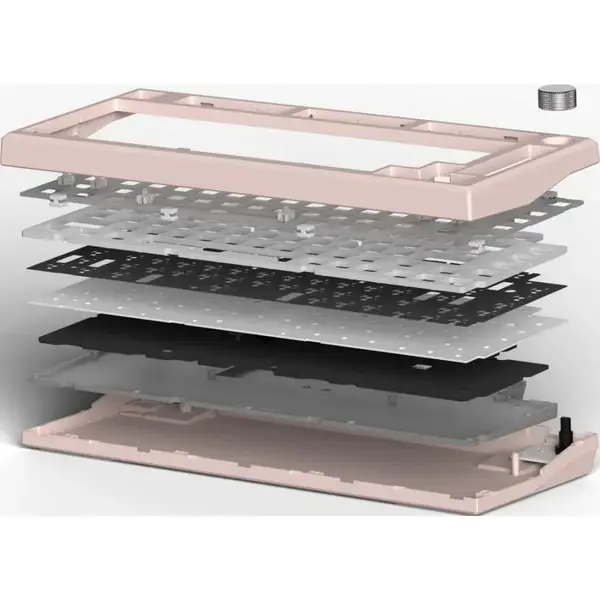 Клавиатура FL Esports MK750 DIY-barebone Three-Mode Black (MK750-7980)