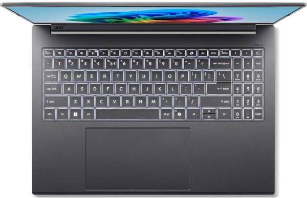 Ноутбук Acer Aspire 16 AI A16-11M-X826 Steel Gray (NX.JLNEU.001)