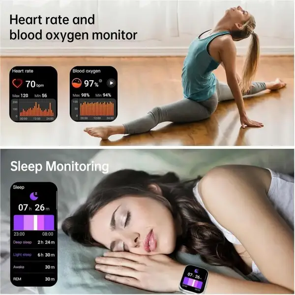 Смарт-годинник Oukitel BT103 Black (6931940767064)