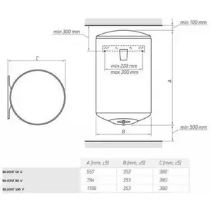 Водонагрівач (бойлер) електричний накопичувальний Tesy BiLight 50 (GCV 50 44 15 B11 TSR) Водонагрівач (бойлер) електричний накопичувальний Tesy BiLight 50 (GCV 50 44 15 B11 TSR)