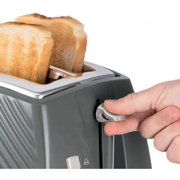 Тостер Russell Hobbs Groove Grey 26392-56