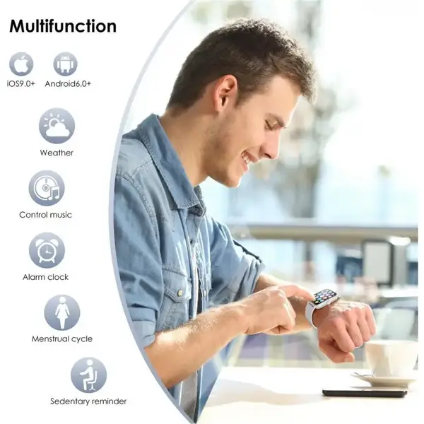 Смарт-годинник Blackview R50 Gray (6931548317531)