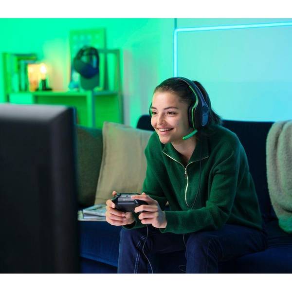 Навушники з мікрофоном Trust GXT 415X Zirox Black/Green (24994)