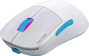 Миша HATOR Quasar 2 PRO Wireless White/Cyan (HTM561WC) Миша HATOR Quasar 2 PRO Wireless White/Cyan (HTM561WC)