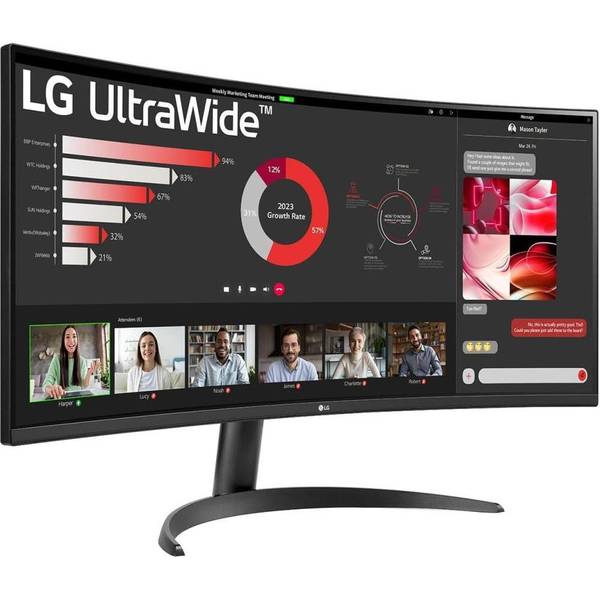 Монітор LG 34WR50QK-B